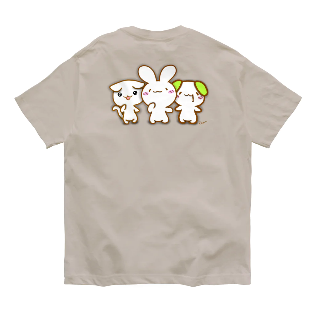 けあうさSHOPのけあうさトリオノーマル Organic Cotton T-Shirt