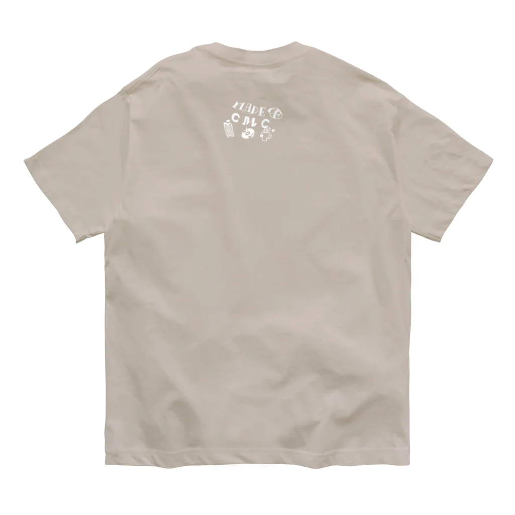 hilo tomula トムラ ヒロのMade Of CMC White オーガニックコットンTシャツ