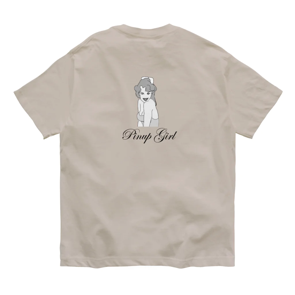 BONBONのPinup girl オーガニックコットンTシャツ