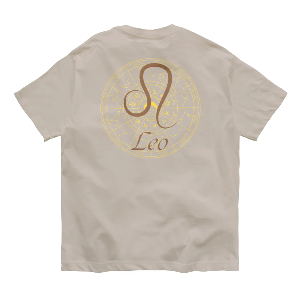 tsukino-utenaの星めぐり《Leo・獅子座》 オーガニックコットンTシャツ