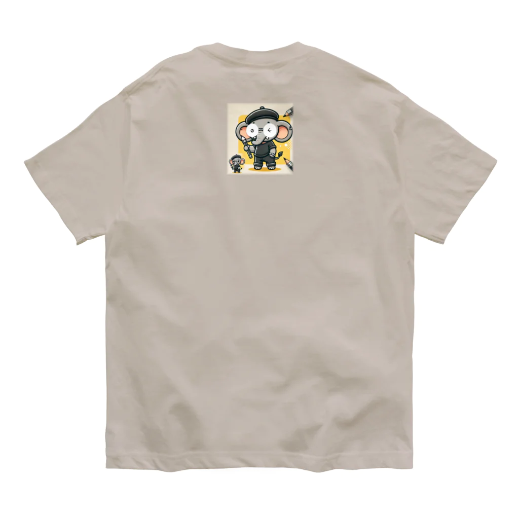 エレファント先生と虹色こどもたちのAI漫画家エレファント先生 Organic Cotton T-Shirt