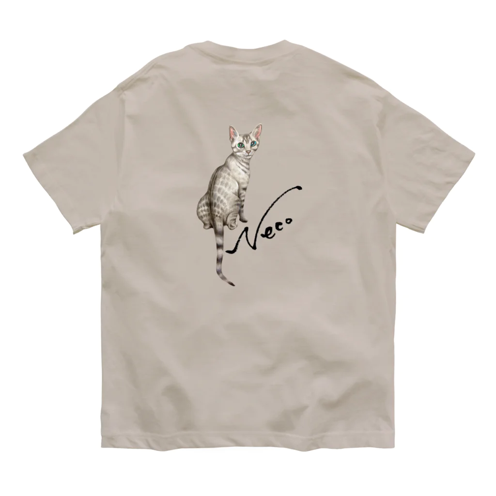 idumi-artの猫　Neco Organic Cotton T-Shirt