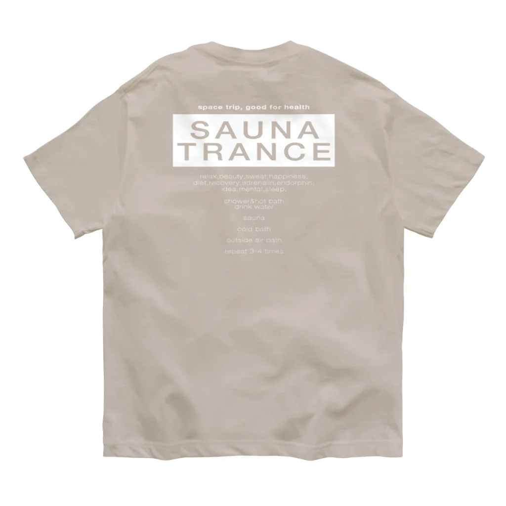  HUMAN ERRORのSAUNA TRANCE #4 オーガニックコットンTシャツ