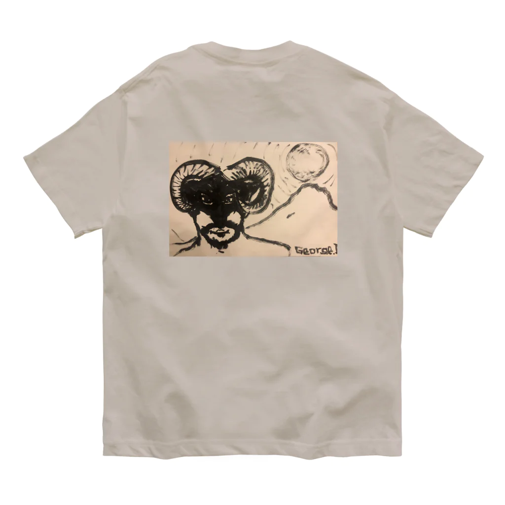 georgism21stの羊・山・太陽 Organic Cotton T-Shirt