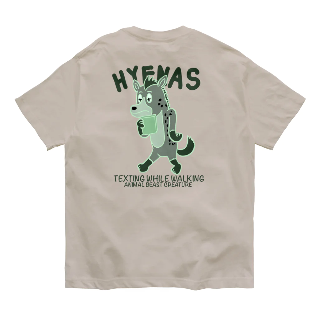AnimalBeastCreatureのHYENAS オーガニックコットンTシャツ