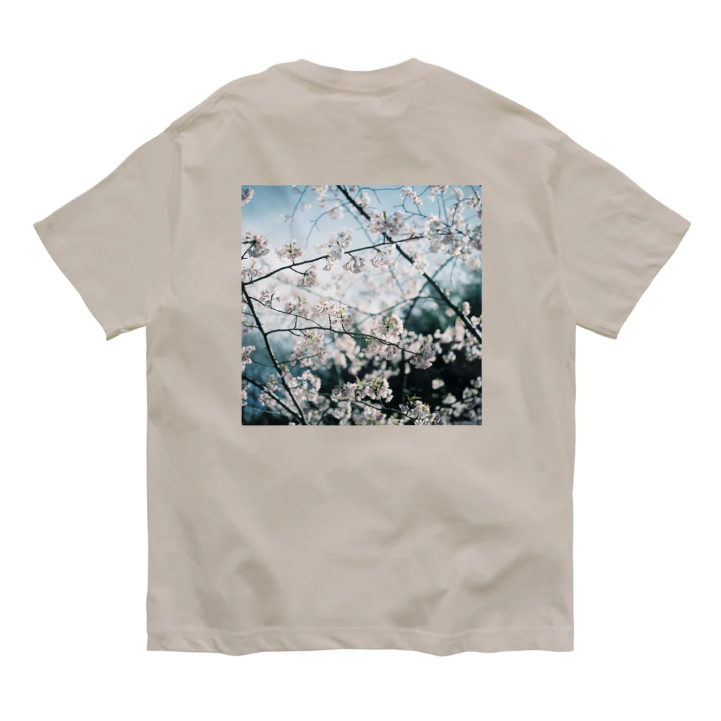 旅photographyのSAKURA オーガニックコットンTシャツ