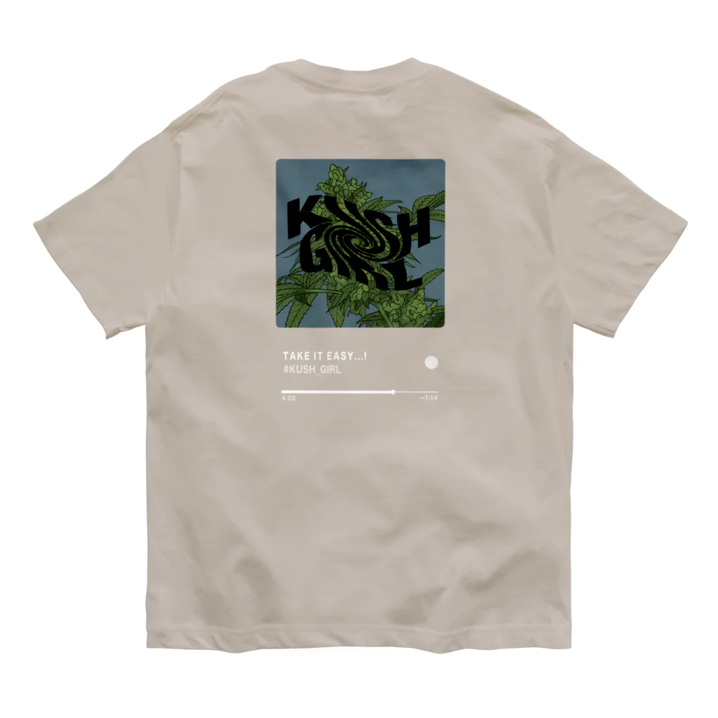 #KUSH_GIRLの#KUSH_GIRL Organic Cotton T-Shirt