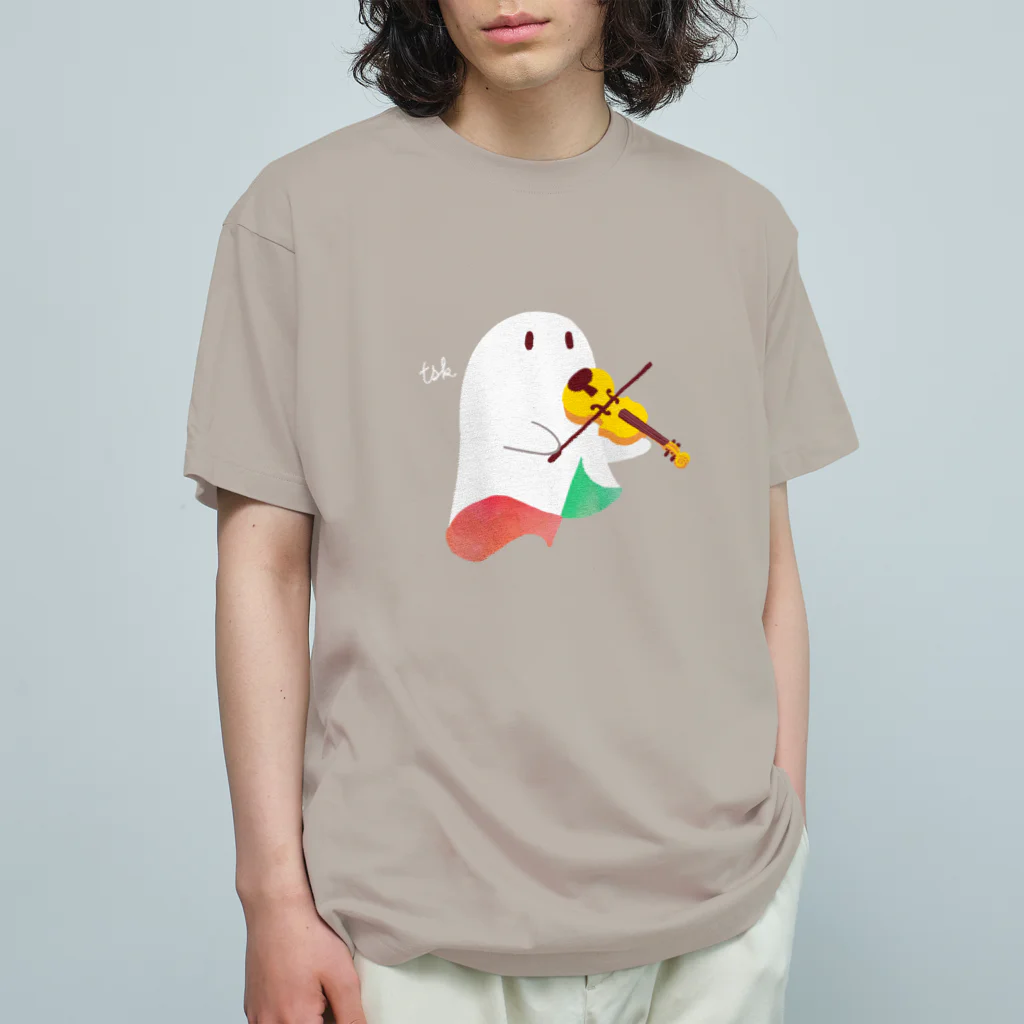 田坂のバイオリン妖怪🎻👻 オーガニックコットンTシャツ