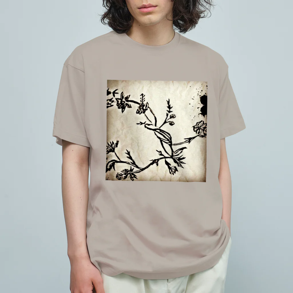 Anna’s galleryのAntique Japanesque Organic Cotton T-Shirt