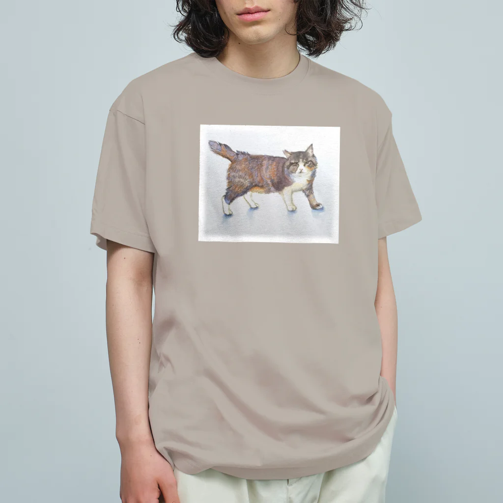 コンドリア水戸のボス鉛筆画トップス Organic Cotton T-Shirt