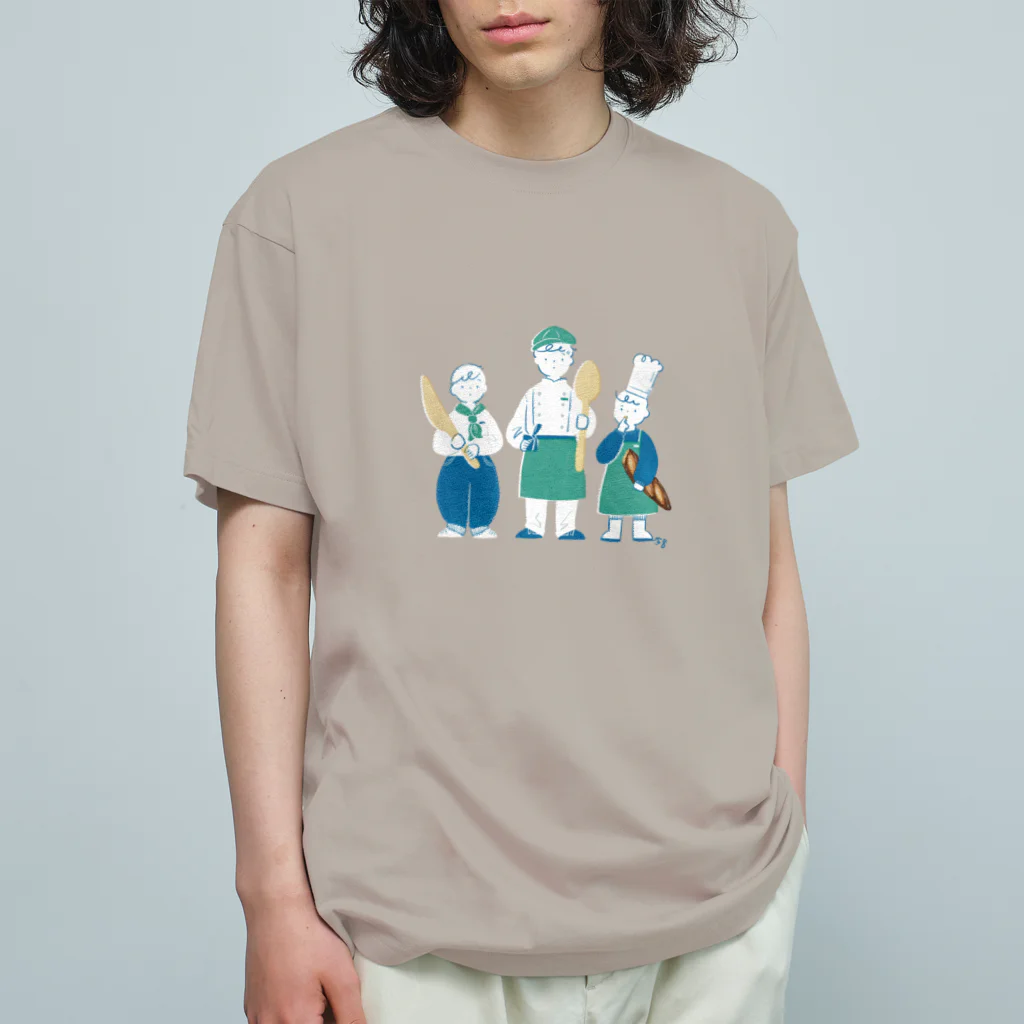 白村くま子のパン三銃士 Organic Cotton T-Shirt