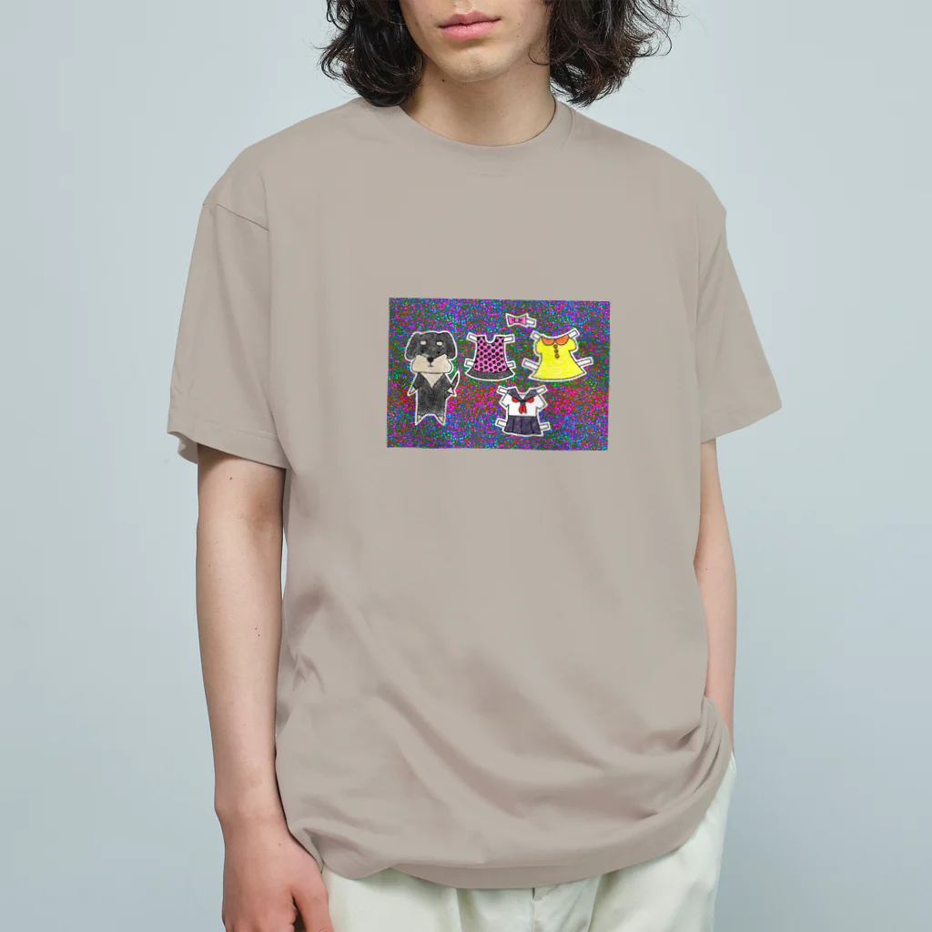 こまとごまの孫の着せ替えチワックス オーガニックコットンTシャツ