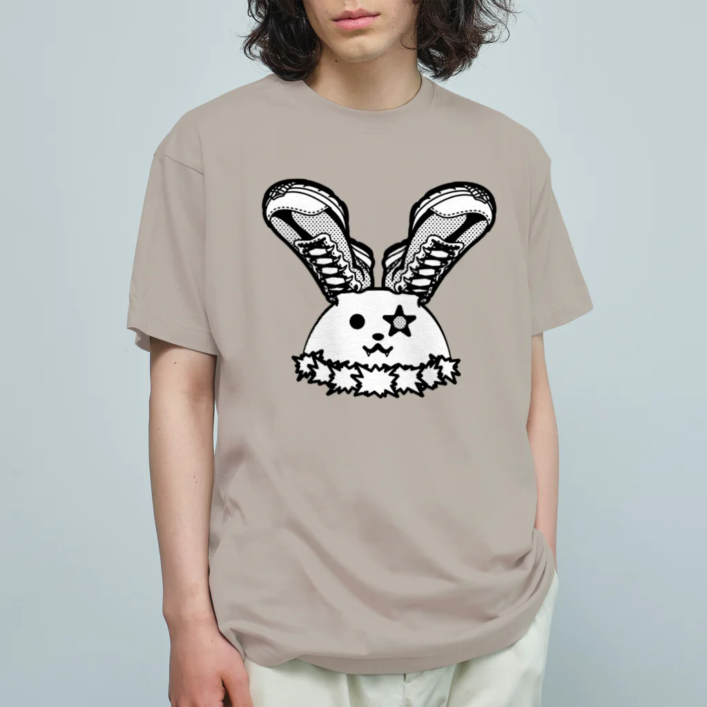 クリーチャーズのうさみみウォーク/ロック オーガニックコットンTシャツ