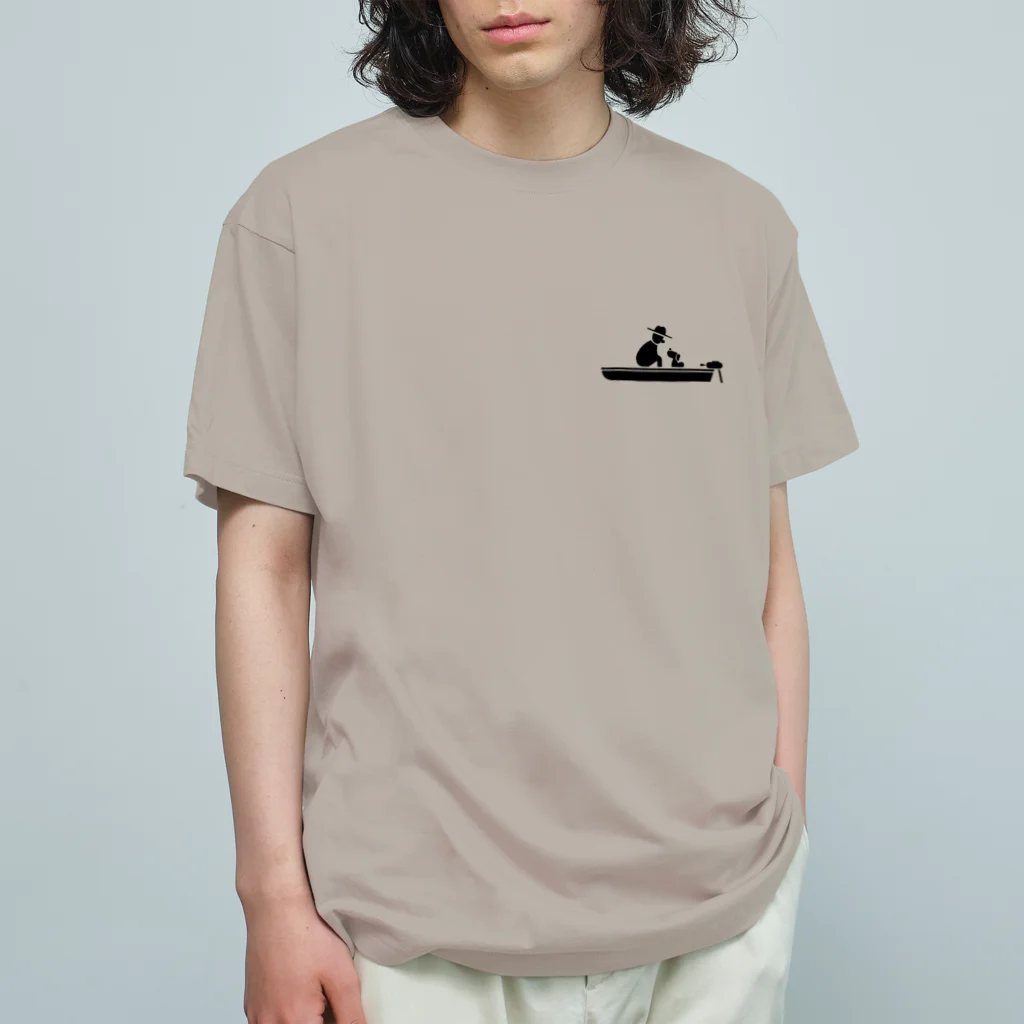 ワカボンドの【両面】のんびりと釣りを楽しむ Organic Cotton T-Shirt