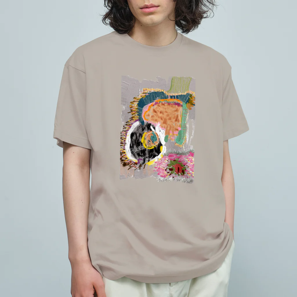 tan8denchiのああ オーガニックコットンTシャツ