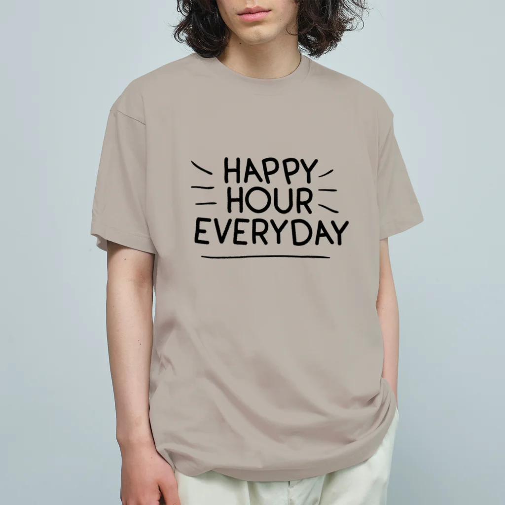 アロハスタイルハワイのハッピーアワー オーガニックコットンTシャツ