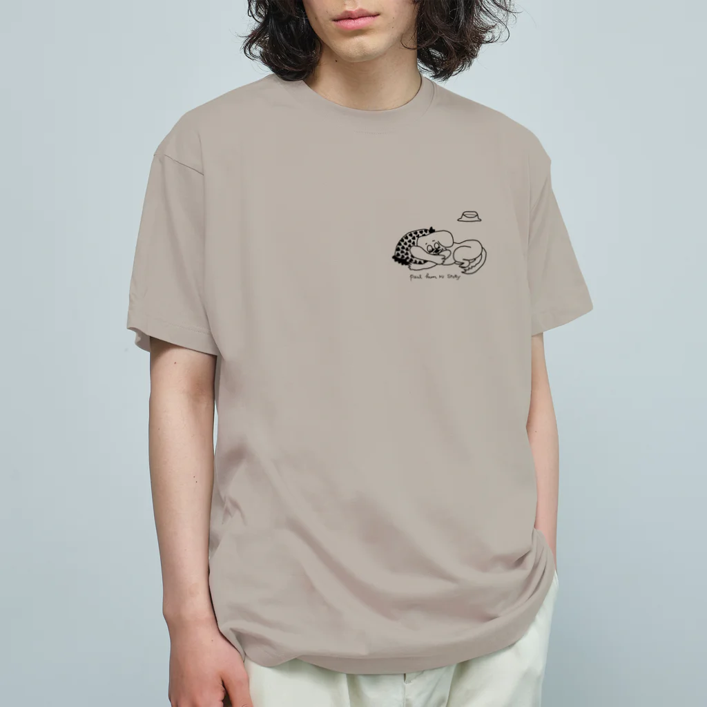 夏曜日のパウロくんぬストーリー（文字入り） Organic Cotton T-Shirt