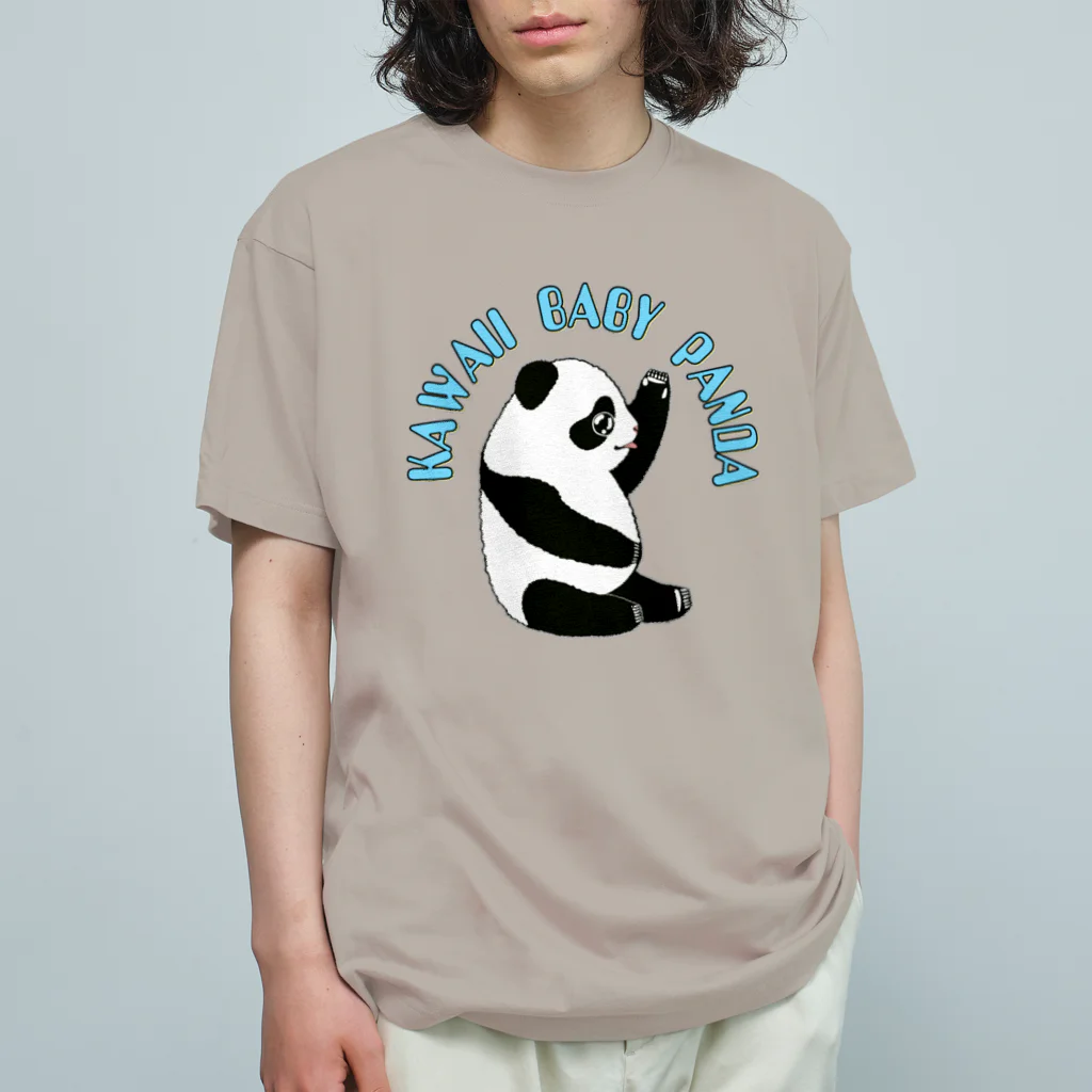 LalaHangeulのKawaii Baby Panda Organic Cotton T-Shirt