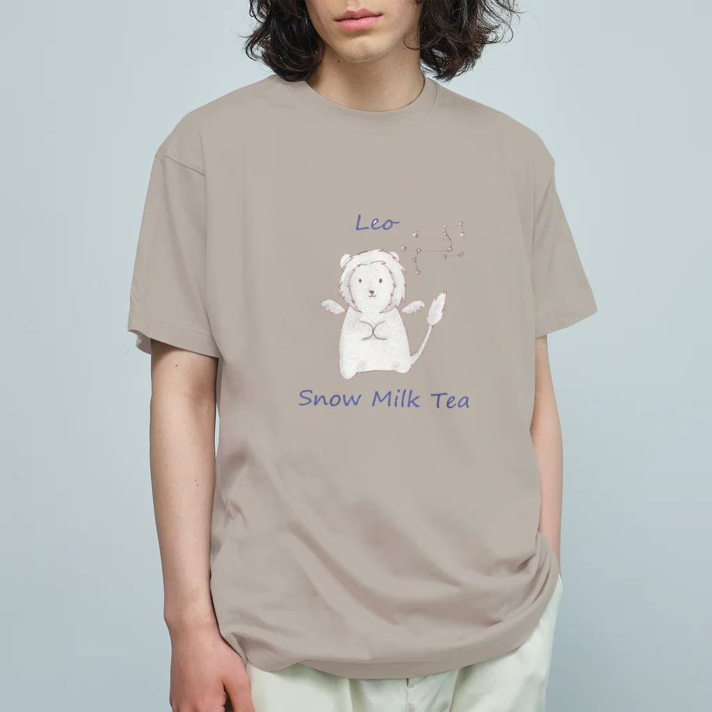Snow Milk Tea☃️のLeoのグッズ Organic Cotton T-Shirt