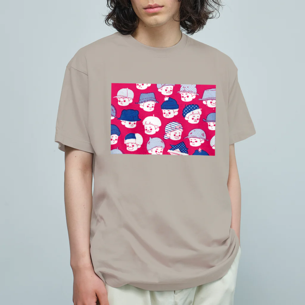 ぼくちん。のぼくちん PINK オーガニックコットンTシャツ