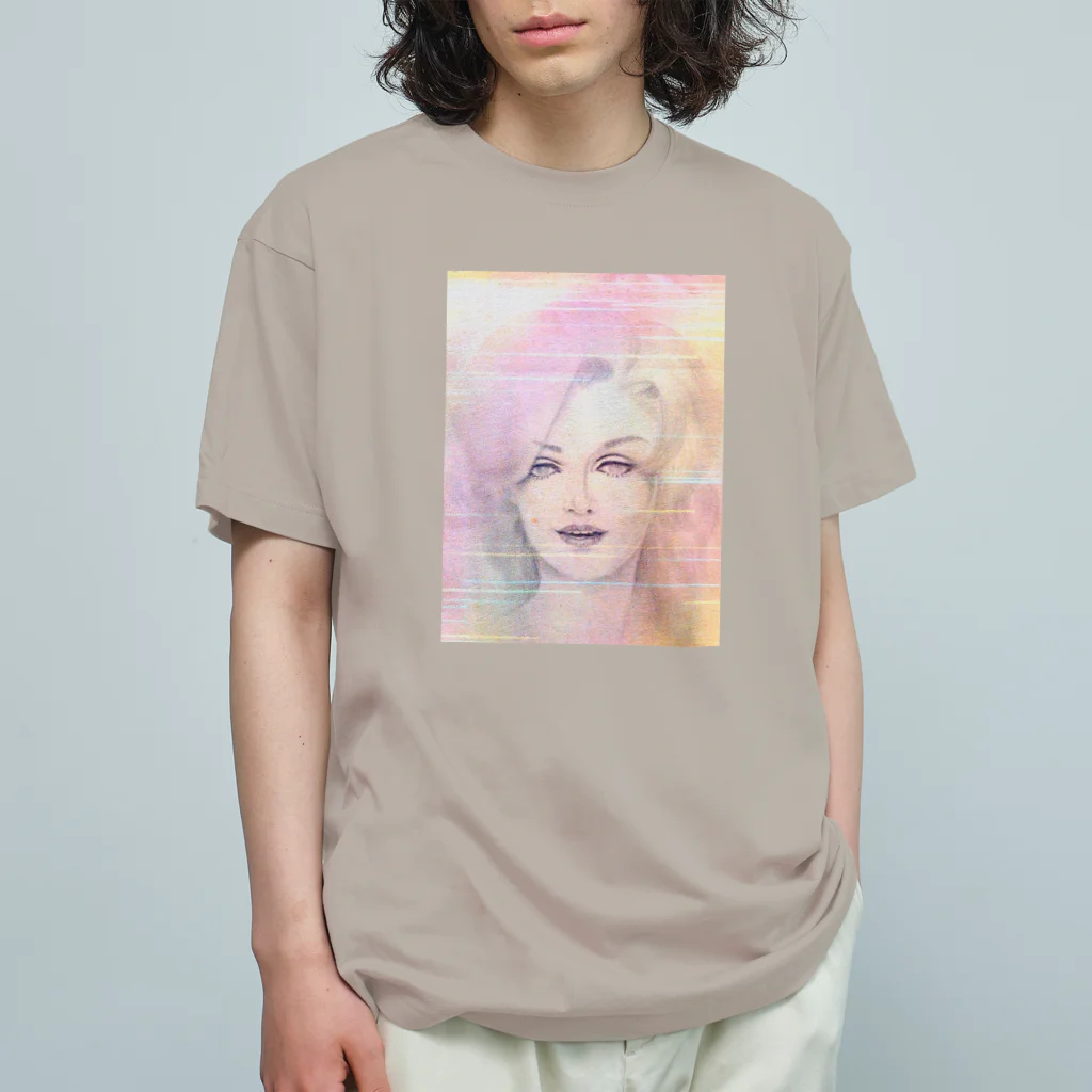 ナオ / CandyLip店のおんな：加工バージョン Organic Cotton T-Shirt