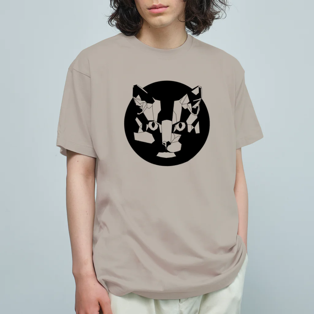 Fontaのジオメトリック猫 Organic Cotton T-Shirt