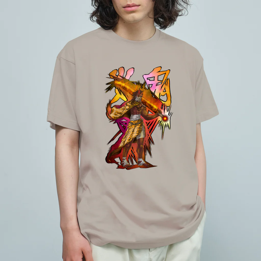 フレ末屋の炎鬼 Organic Cotton T-Shirt