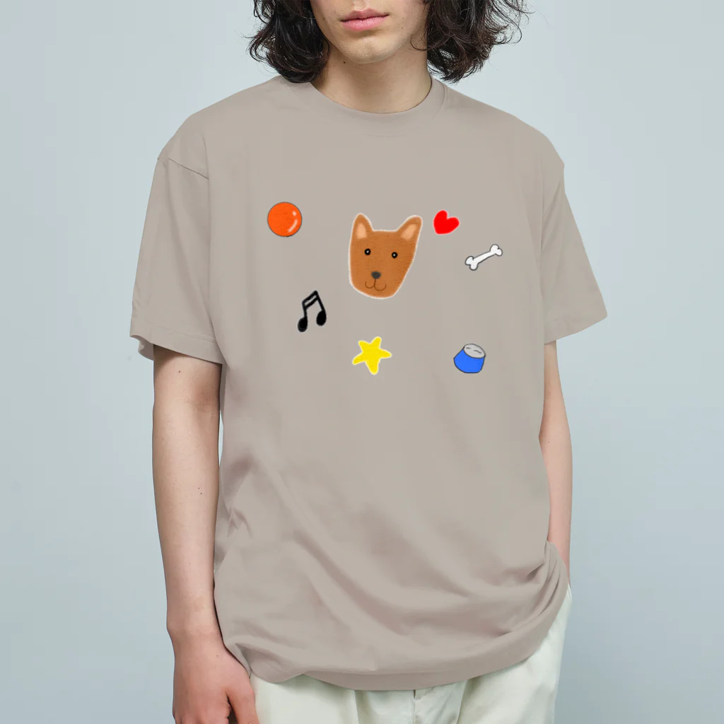 みけにゃんショップのHappy DOG LIFE♪ オーガニックコットンTシャツ