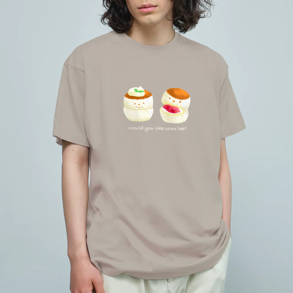 とことこ(パンの人)のスコーンさん オーガニックコットンTシャツ