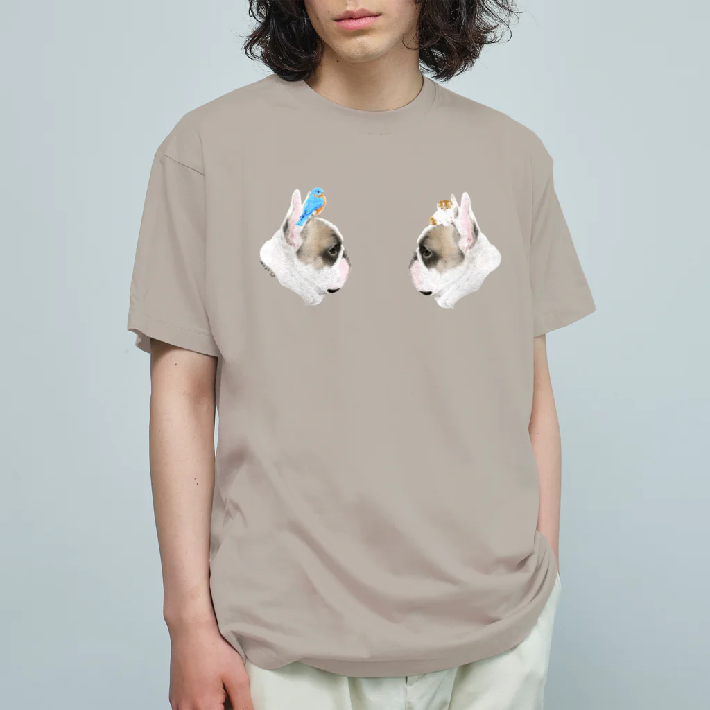 mayuenのフレブル愛 オーガニックコットンTシャツ