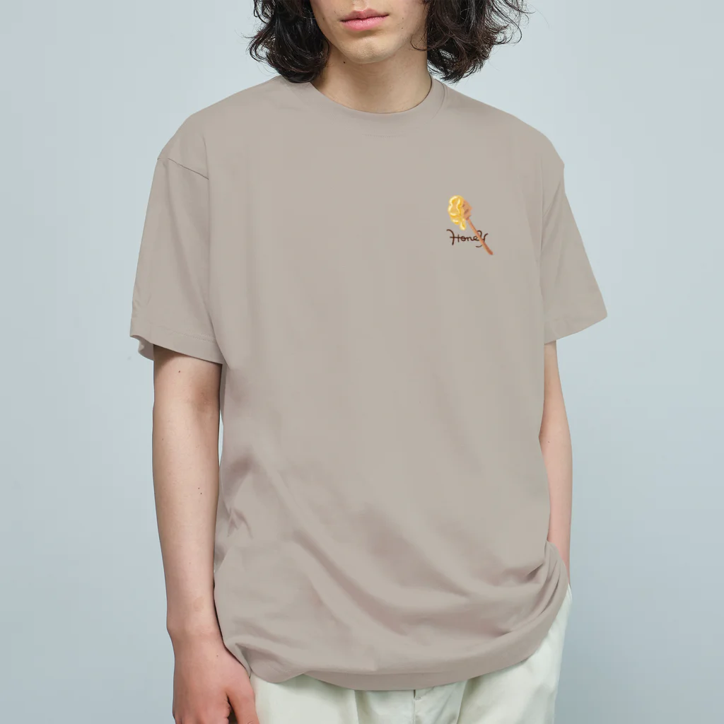 zumizのはにはにhoney オーガニックコットンTシャツ