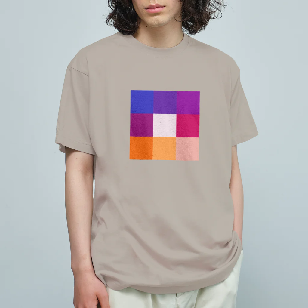 3×3 のドット絵のインスタ - 3×3 のドット絵 オーガニックコットンTシャツ