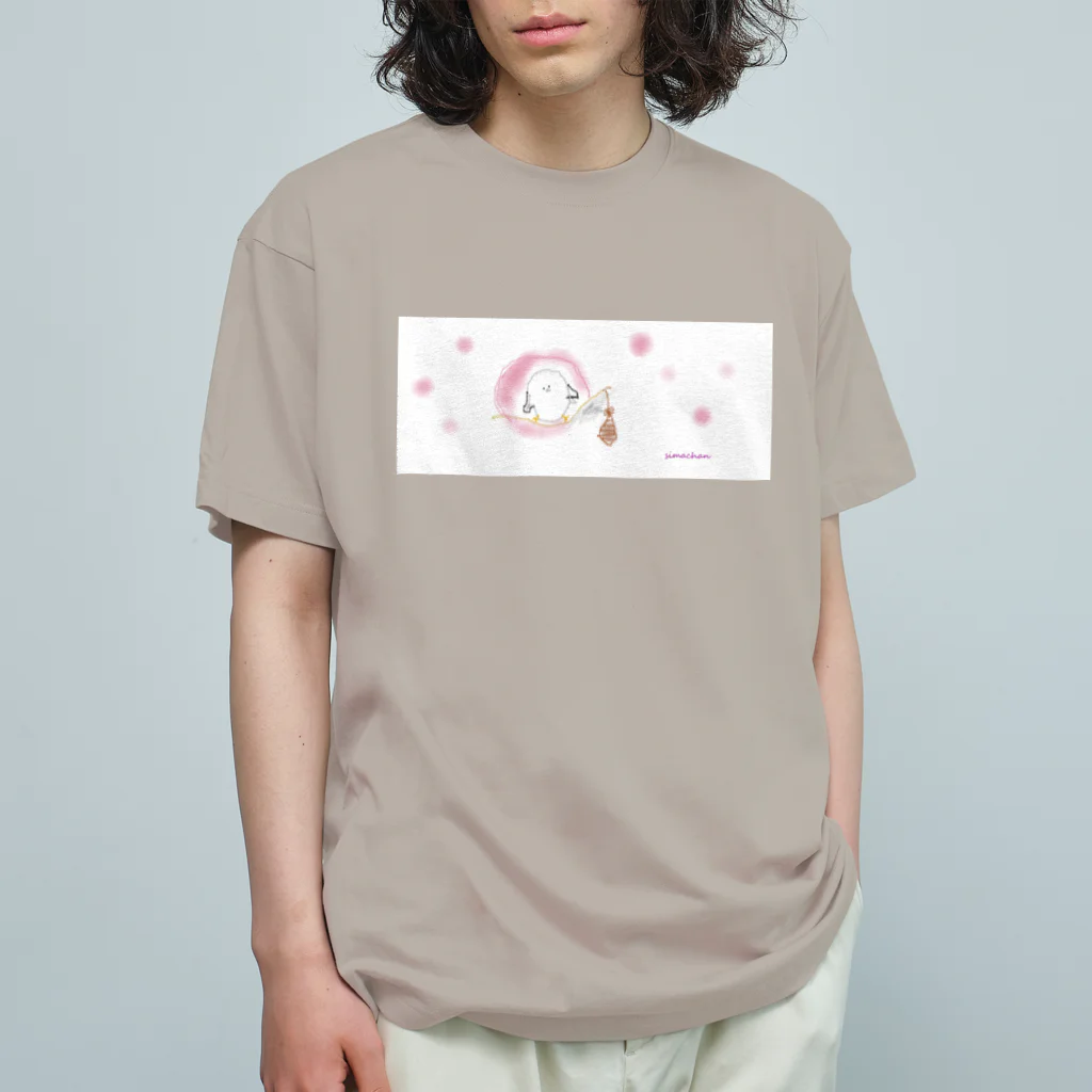 montan_storeのSimaちゃん（シマエナガ） オーガニックコットンTシャツ