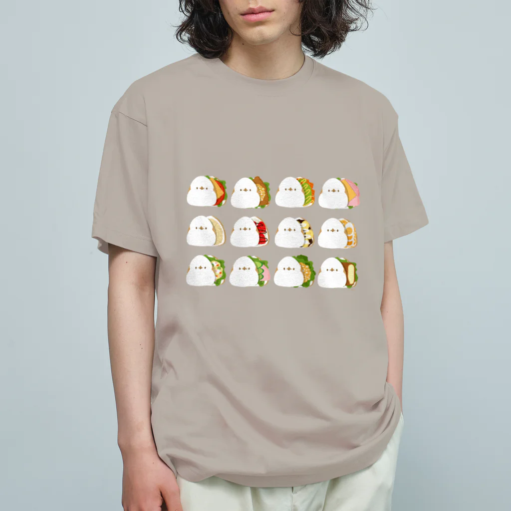 しろくま&ペンギン通信の挟みエナガ Organic Cotton T-Shirt