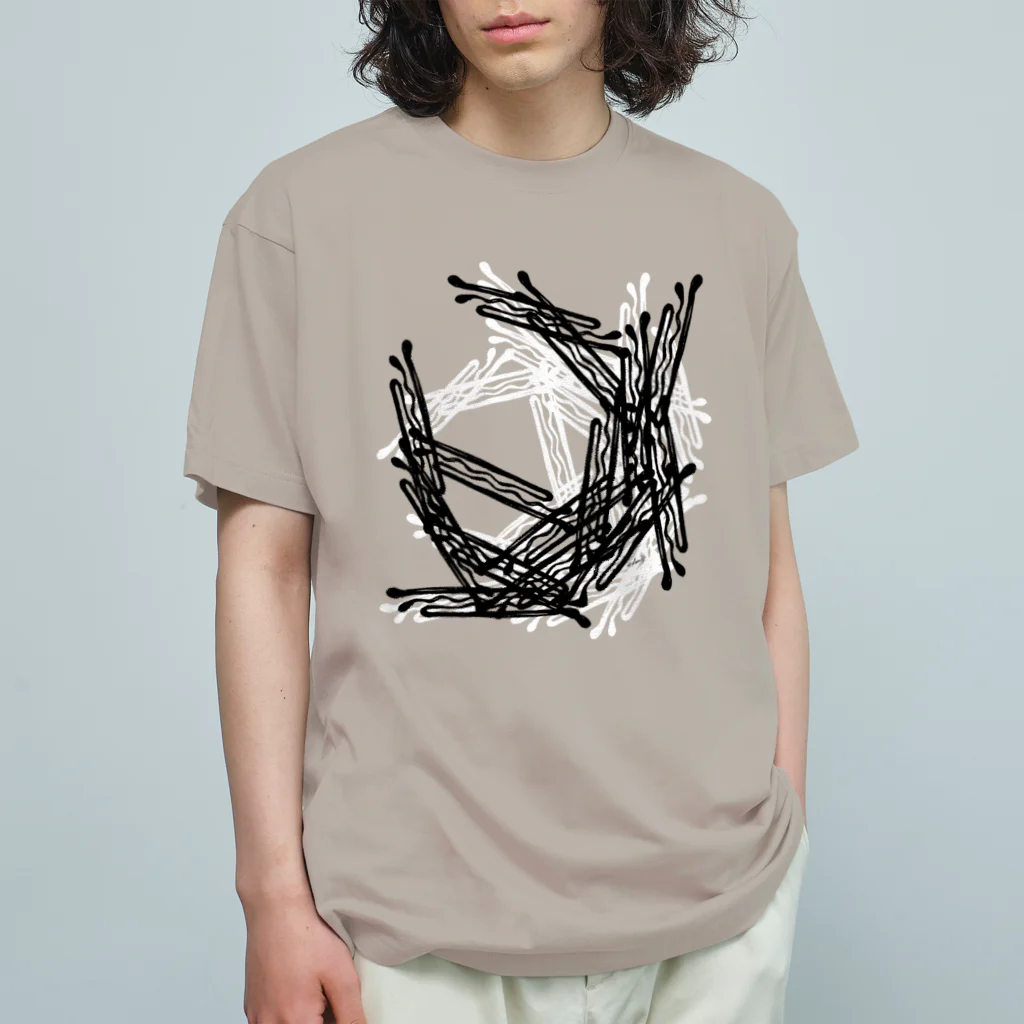 edamilly/エダミリのランダムヘアピン Organic Cotton T-Shirt