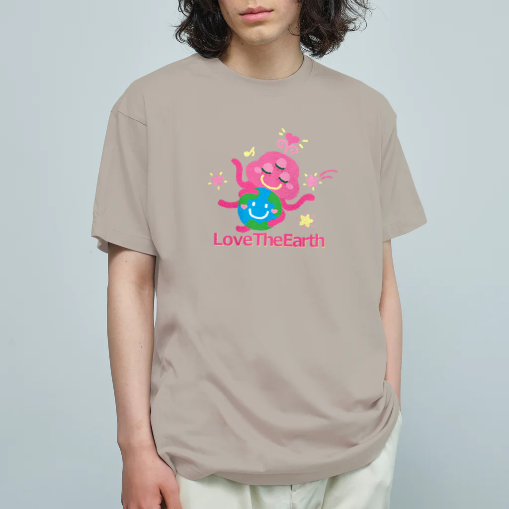 雁花工房（寄付アイテム販売中です）のLove The Earth Organic Cotton T-Shirt