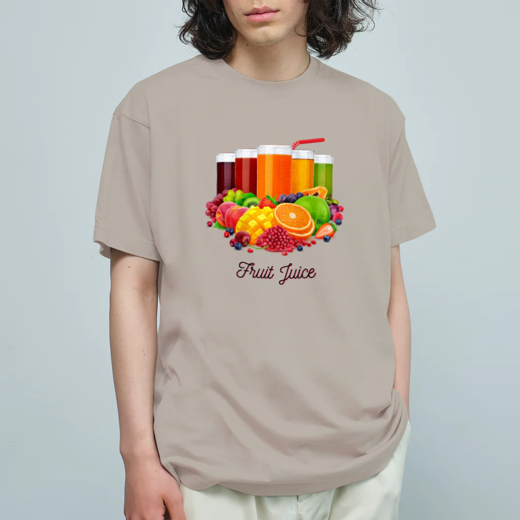 littlebit / リルビーのフルーツジュース オーガニックコットンTシャツ