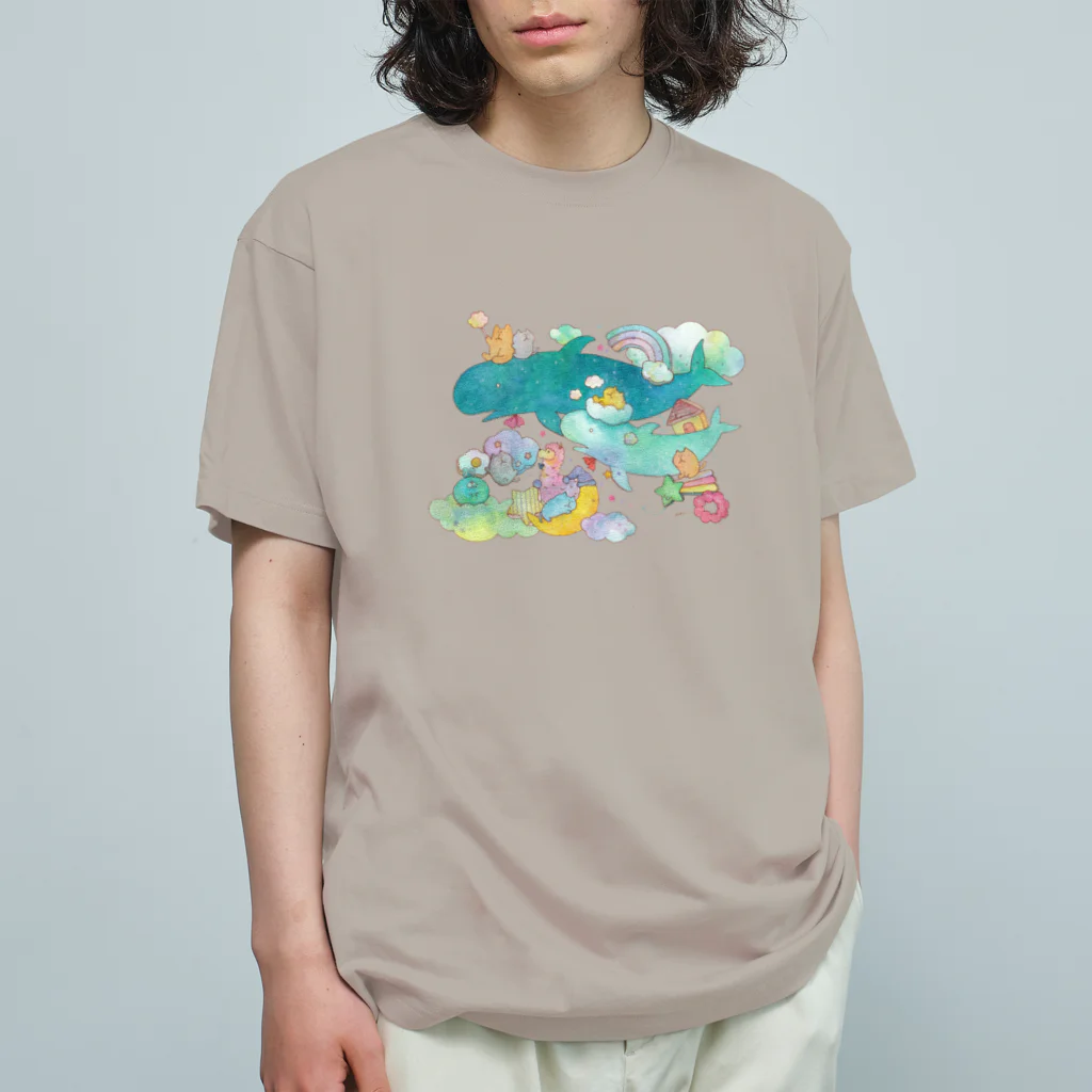 NONKI NIKKIのオキゴンドウの夢 オーガニックコットンTシャツ