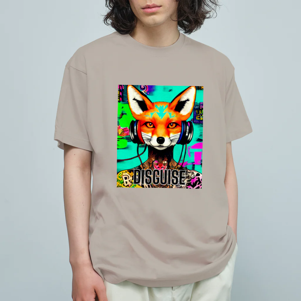 Sawajin Art CollectionのDISGUISED FOX #1 Organic Cotton T-Shirt