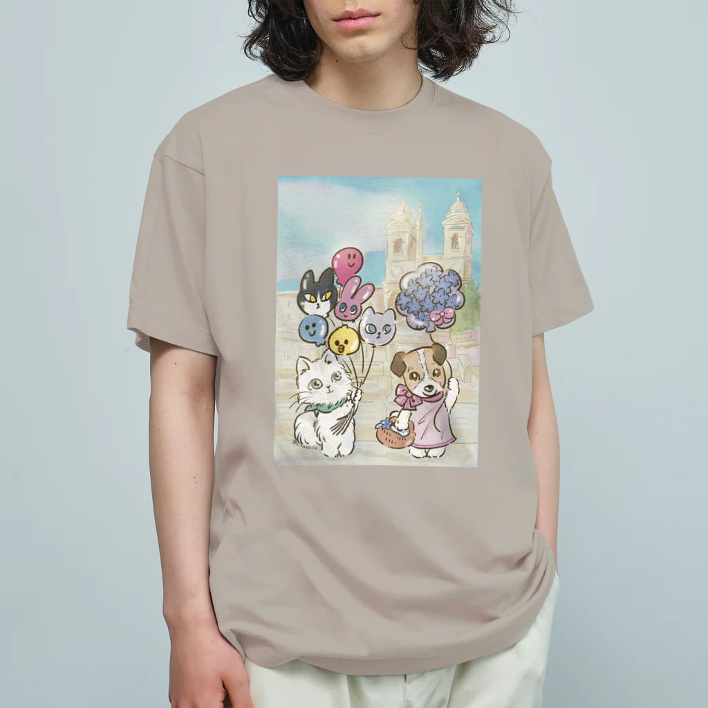 猫のきぬくんのお店のハニーちゃん Organic Cotton T-Shirt