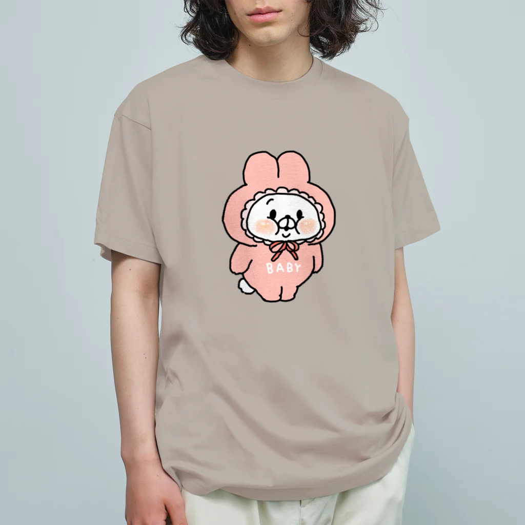 saimari＠LINEスタンプ販売中のBABY？ぶーぶーちゃん オーガニックコットンTシャツ