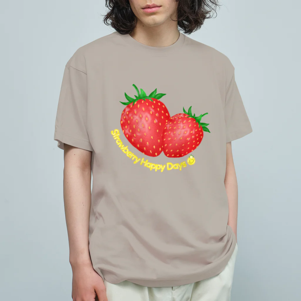 ようこそ『MAYOHOUSE』へのStrawberry Happy Days ☺︎ Organic Cotton T-Shirt