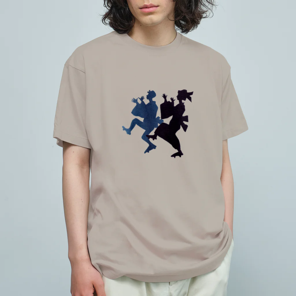 心の森ミュージアム　遊童館の郡上踊シルエット Organic Cotton T-Shirt