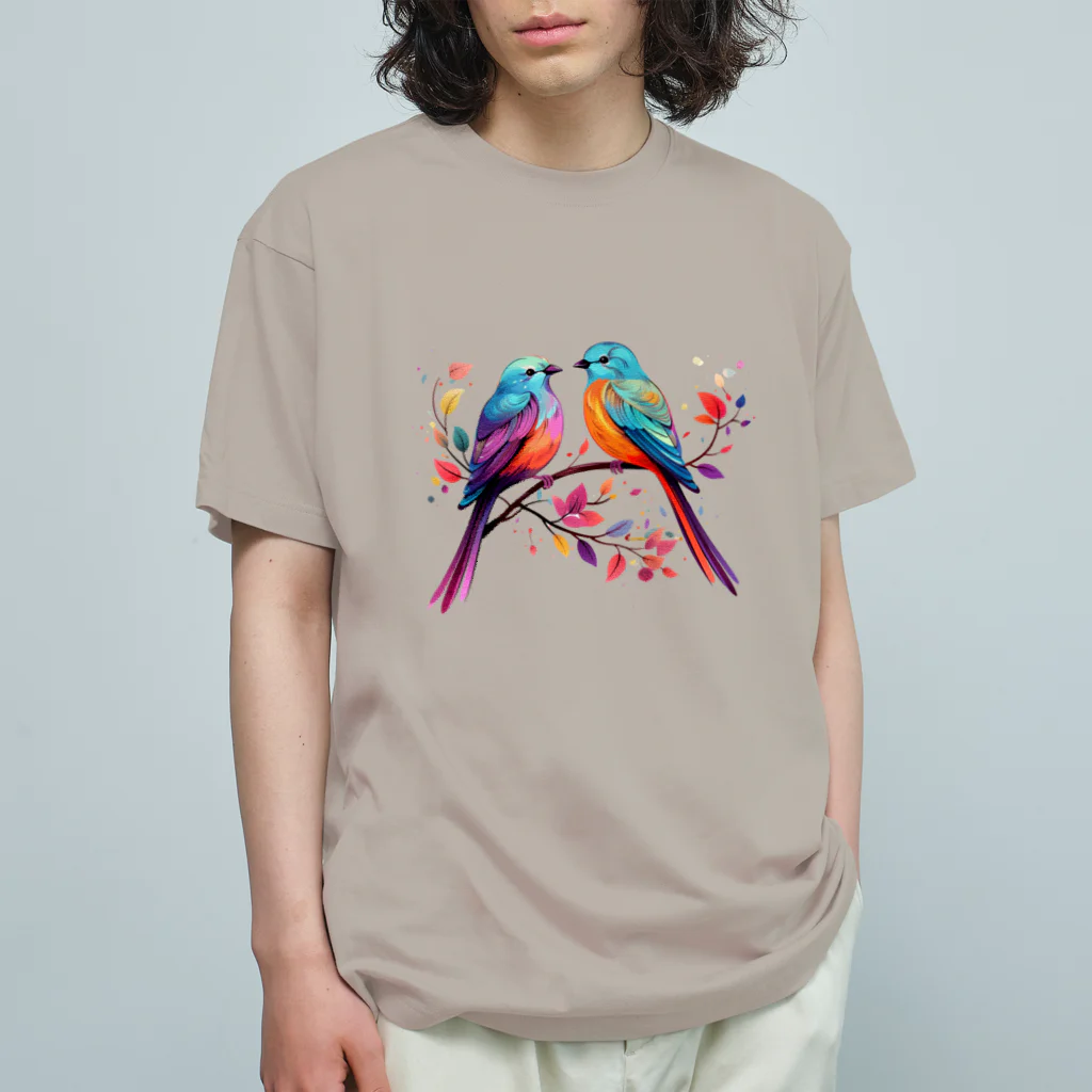 BunnyBloomのBirds in the Ramus Organic Cotton T-Shirt