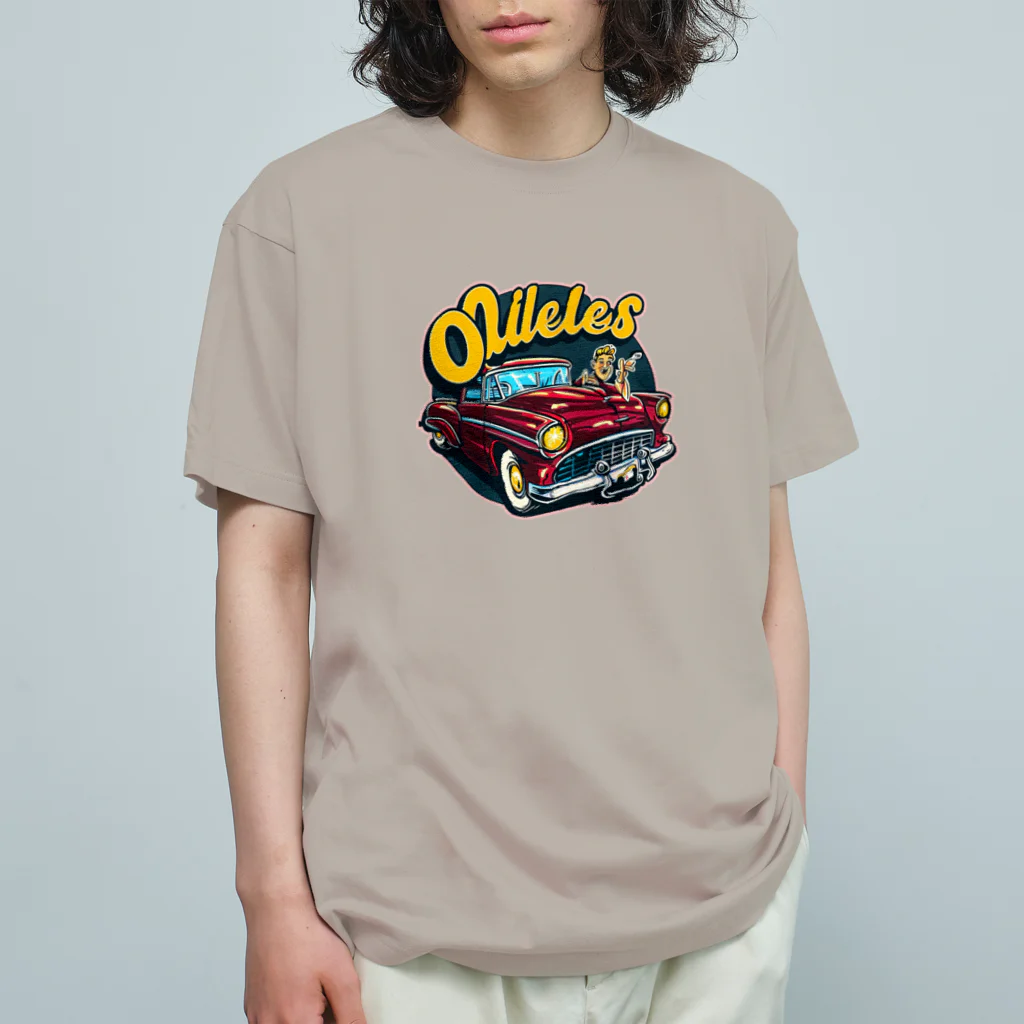 islandmoon13のOLDIES　　50’ｓ ＣＡＲ オーガニックコットンTシャツ