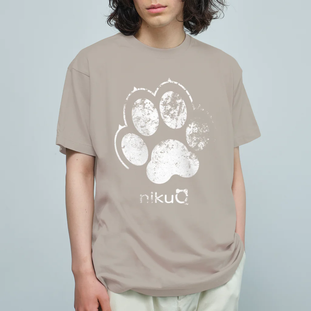 WebArtsの肉球をモチーフにしたオリジナルブランド「nikuQ」（犬タイプ）です Organic Cotton T-Shirt