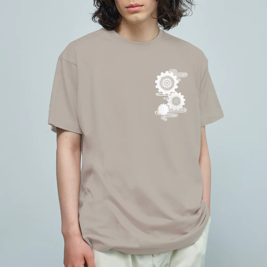 綾錦工房 りこりすの調弦盤【月光】 オーガニックコットンTシャツ