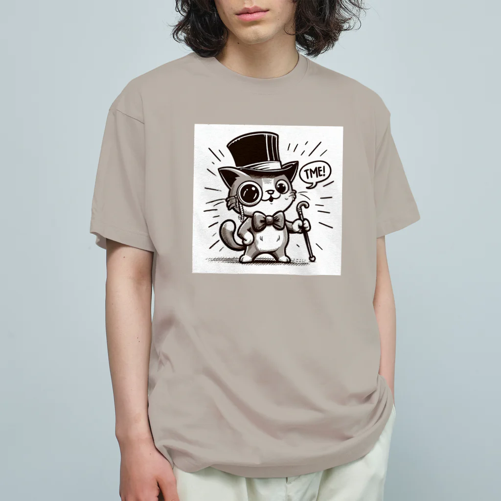 REI-AI-PONのハットを被ったねこ🐈 Organic Cotton T-Shirt