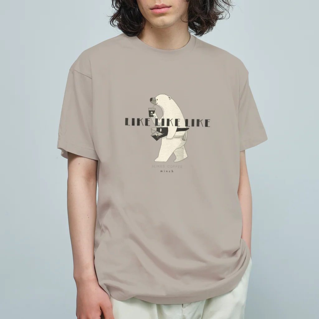 minchのLIKE LIKE LIKE  Organic Cotton T-Shirt