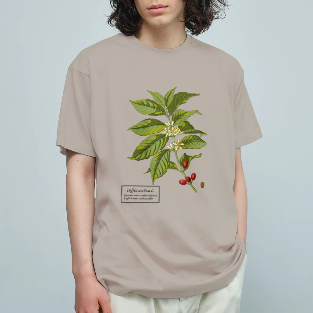 たくみのグッズショップのアラビカコーヒーノキ（Coffea arabica） オーガニックコットンTシャツ